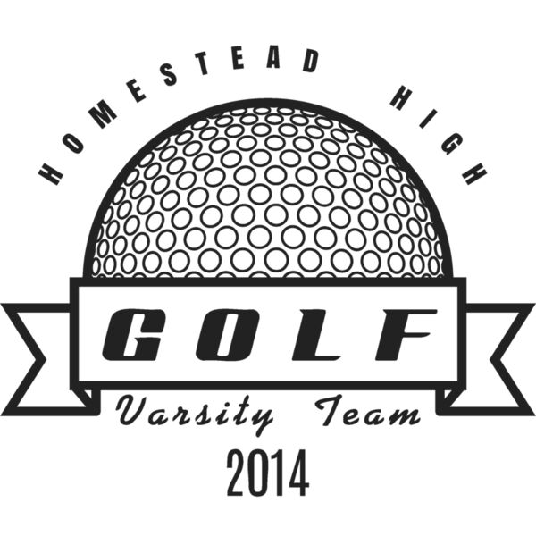 Golf Template DNT001 BW Miniaturansicht