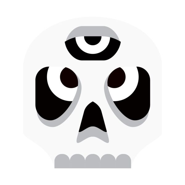 Elements Skulls logo template 18 Miniaturansicht